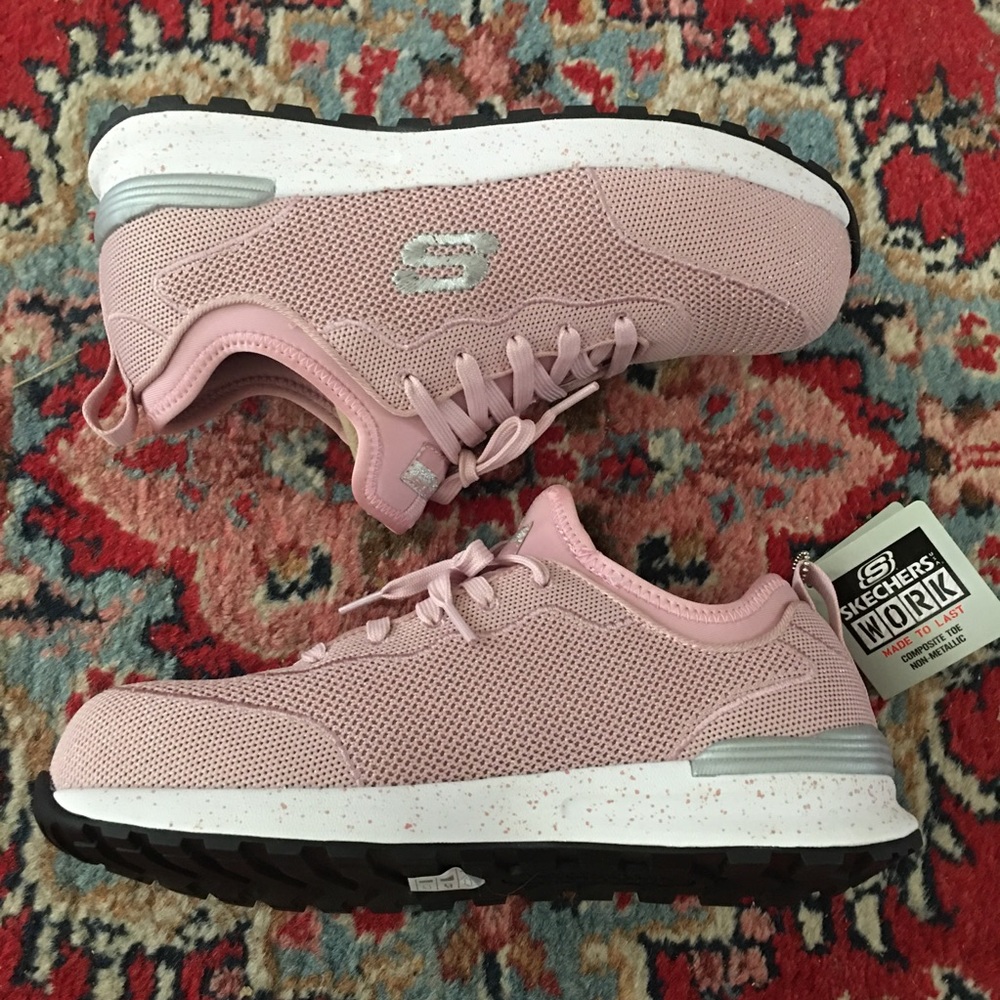 New Skechers Work Comp Toe Bulkin Balran Womens Sneakers 108033 Sz 8 - Picture 8 of 14